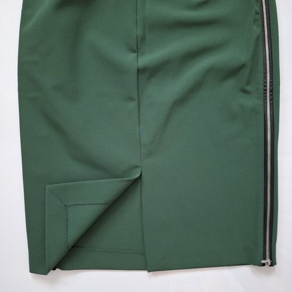 Zara Green Zipper Skirt - Picture 7 of 9
